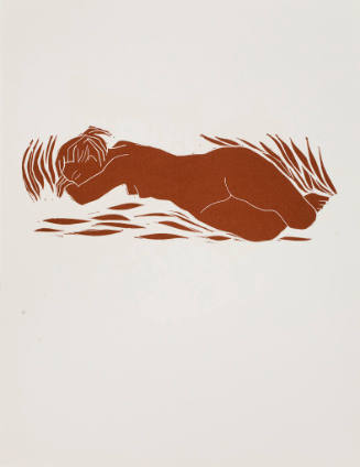 untitled (nude sleeping, seen from front)