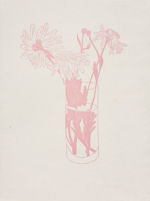 untitled (daisies in glass of water)