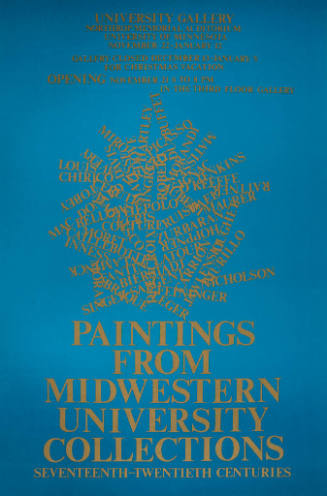 Paintings from Midwestern University Collections, Seventeenth-Twentieth Centuries