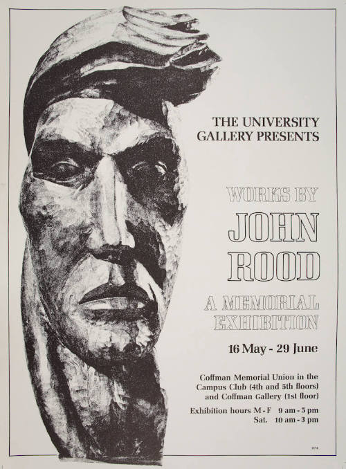 Poster (Works by John Rood) (black image only)