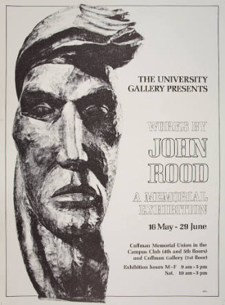 Poster (Works by John Rood) (black image only)