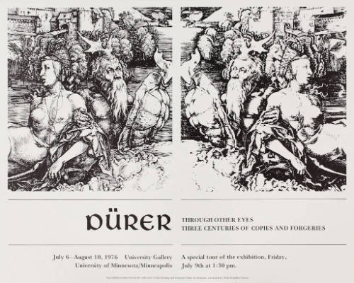 Poster (Durer Through Other Eyes: Three Centuries of Copies and Forgeries)