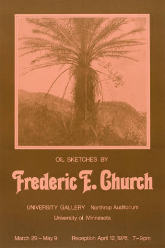 Poster (Oil sketches by Frederick Church), 1976