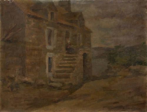 Old granite house, Concarneau, Brittany