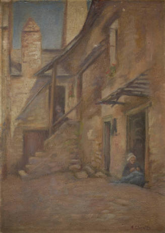 In the Yard, Ville Close, Brittany - from Concarneau