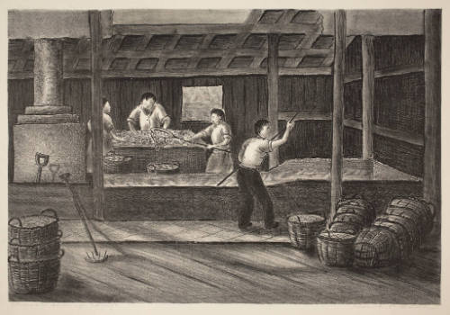 Chinese shrimp camp