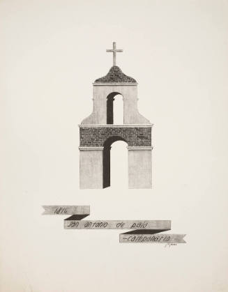 Mission San Antonio de Pala Campanario-1816