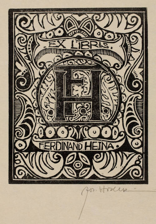 Ex Libris Ferdinanc Hejna