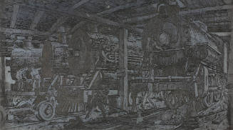 Roundhouse (etching plate)