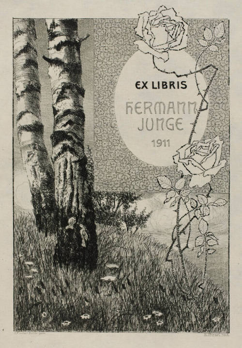 Ex Libris Hermann Junge