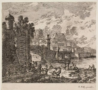 Landscape with Seaport