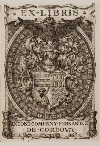 Ex Libris Antoni Company Fernandez de Cordova