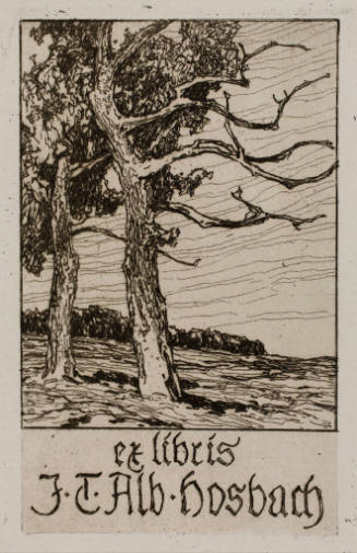 Ex Libris J. T. Alb. Hosbach