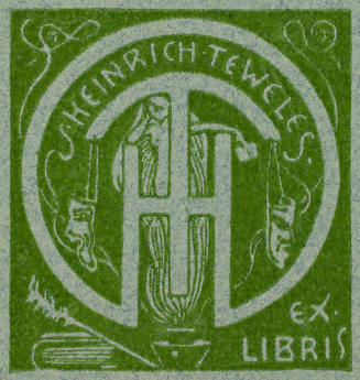 Ex Libris Heinrich Teweles