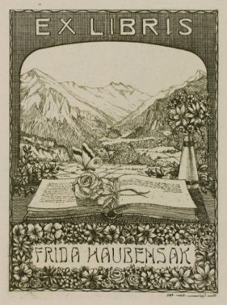 Ex LIbris Frida Haubensak