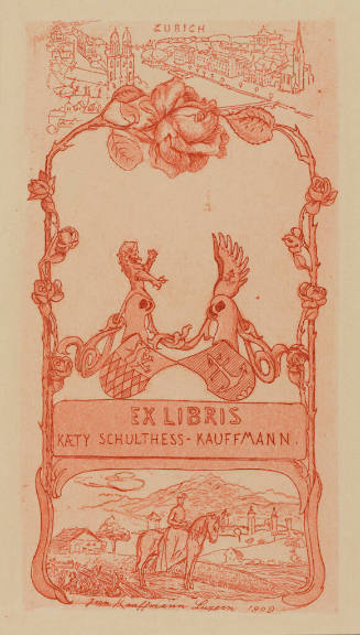 Ex Libris Kaety Schulthess-Kauffmann