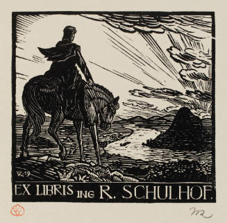 Ex Libris ing. R. Schulhof