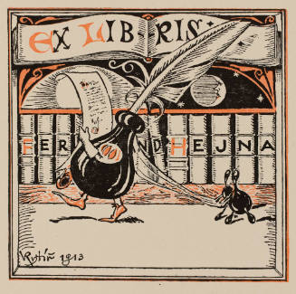 Ex Libris Fer----nd Hejna