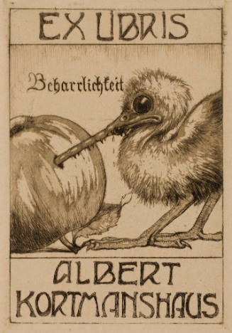 Ex Libris Albert Kortmanschaus