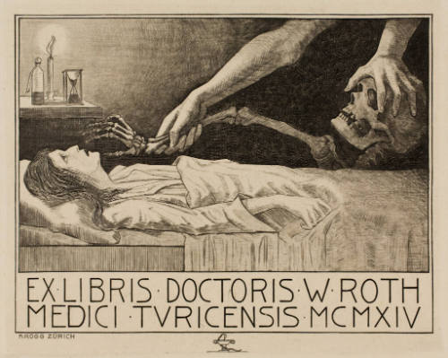 Ex Libris Doctoris W. Roth Medici Turicensis MCMXIV