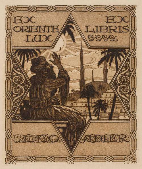 Ex Oriente Lux, Ex Libris Leo Adler