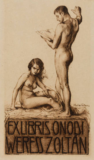 Ex Libris Onodi Weress Zoltan