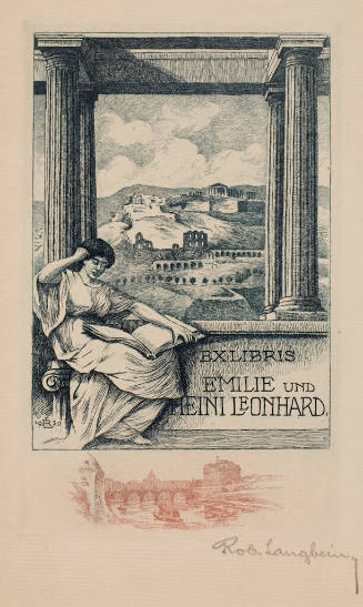 Ex Libris Emelis und Heini Leonhard