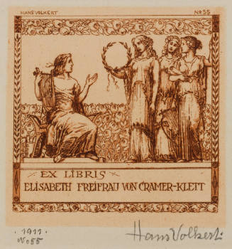 Ex Libris Elisabeth Freifrau Von Cramer-Klett