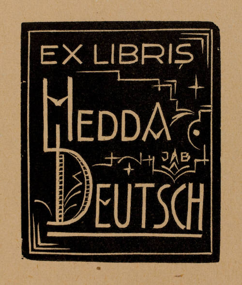 Ex Libris Hedda Deutsch