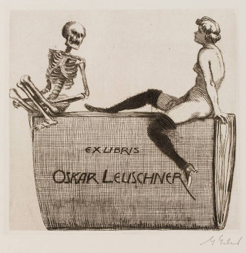 Ex Libris Oskar Leuschner