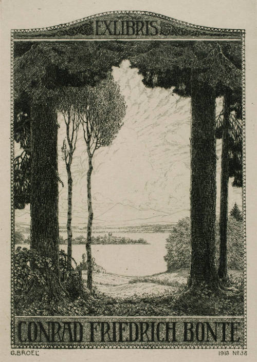 Ex Libris Conrad Friedrich Bonte