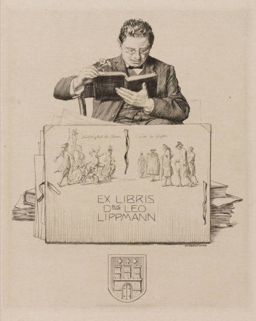 Ex Libris Dris Leon Lippmann