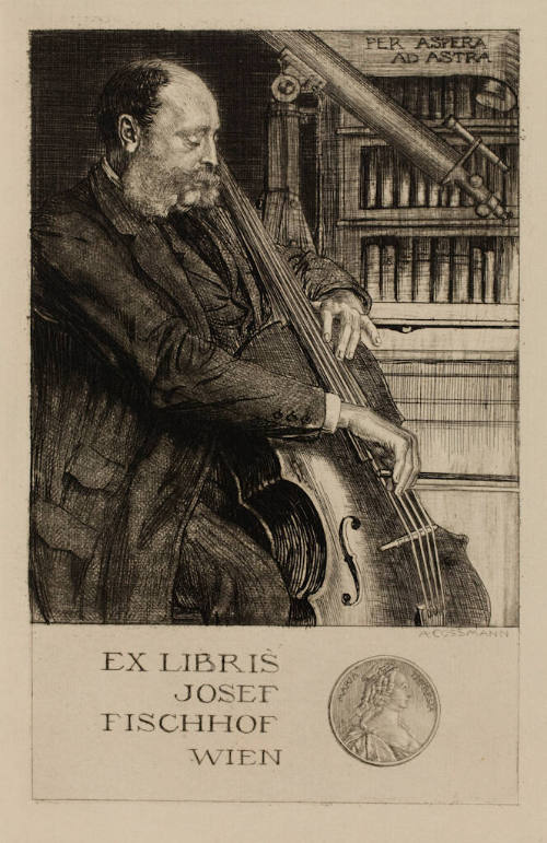 Ex Libris Josef Fischhof Wein