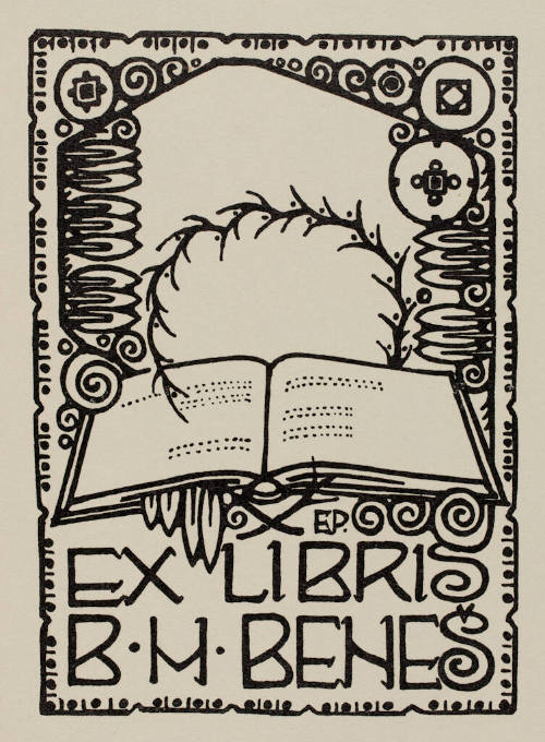 Ex Libris B.H. Benes