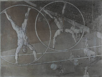 Circus #3: The Wheels (etching plate)