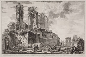 Veduta dell'avanzo del Castello, che prendendo una porzione dell'Acqua Giulia (View of the Remains of the Fountainhead of the Acqua Giulia)