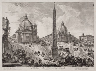 Veduta della Piazza del Popolo (View of the Piazza del Popolo)