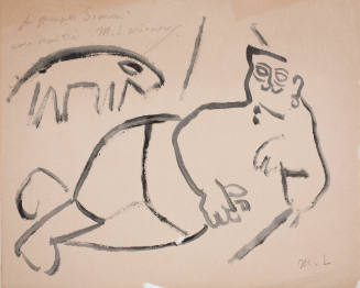 Reclining Figure with Animal