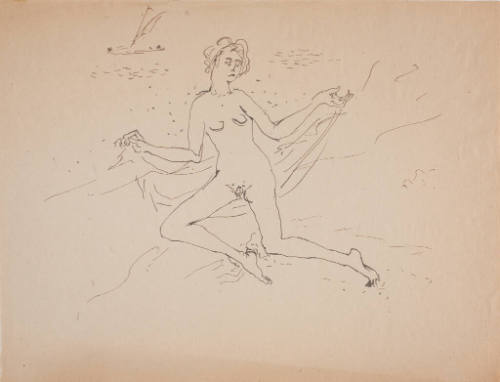 Female Figure at the Beach