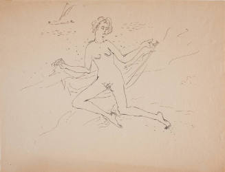 Female Figure at the Beach