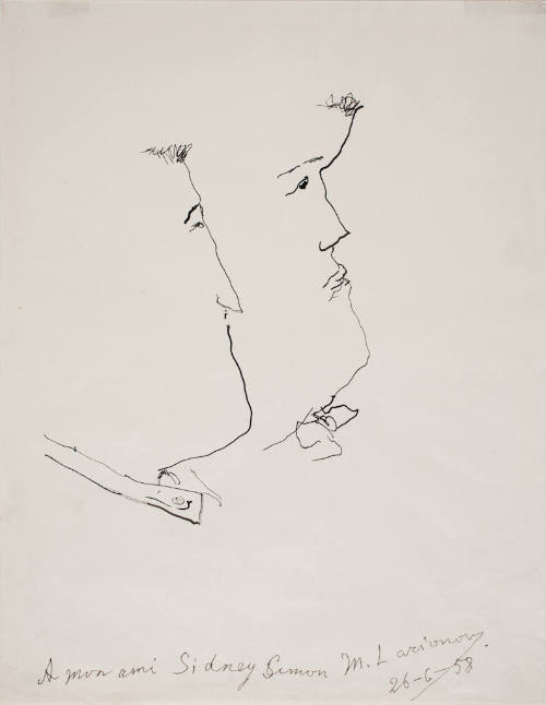 Portraits of Apollinaire and Diaghilev