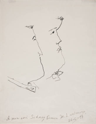 Portraits of Apollinaire and Diaghilev