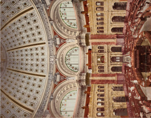 Library of Congress Reading Room in Rotunda