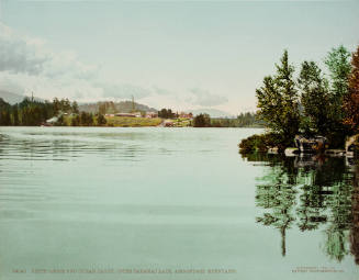 Rustic Lodge and Indian Carry, Upper Saranac Lake, Adirondack Mountains