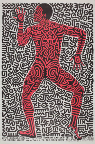 Keith Haring: Into 84 (exhibition poster)