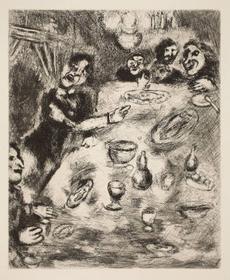 Five People at a Table