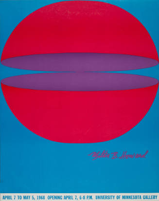 Milton B. Howard, April 7 - May 5, 1968 at University Gallery, U of MN