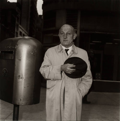 Man at a Parade on Fifth Avenue, NYC