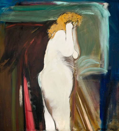 Woman Before Mirror, Winter