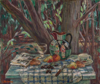 Still-Life Arrangement in the Garden